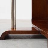 Art Deco square side table in oak veneer, France ca. 1925