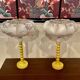 Paire de grandes lampes design 1960.