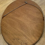 Old oval mirror
