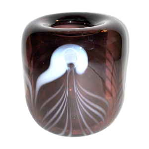 Vase vintage en verre