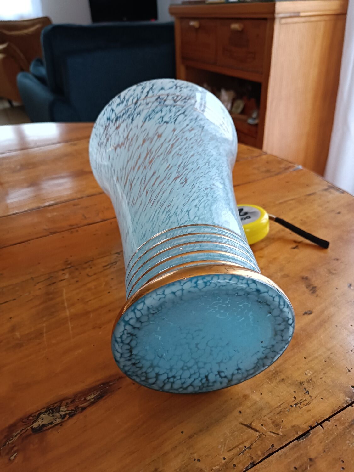 Art Deco vase in the style of Clichy