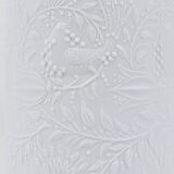 White relief Op Art porcelain vase by Bjorn Wiinblad, Rosenthal Studio Line, 1960s.