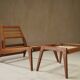 Set of hunting chairs designed by Heinz Heger for PGH 1960.