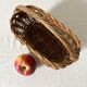 Panier enfant vintage en osier tressé
