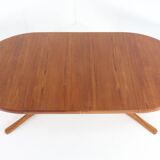 McIntosh round extendable dining table 2x 'Crieff' - mid-century modern style