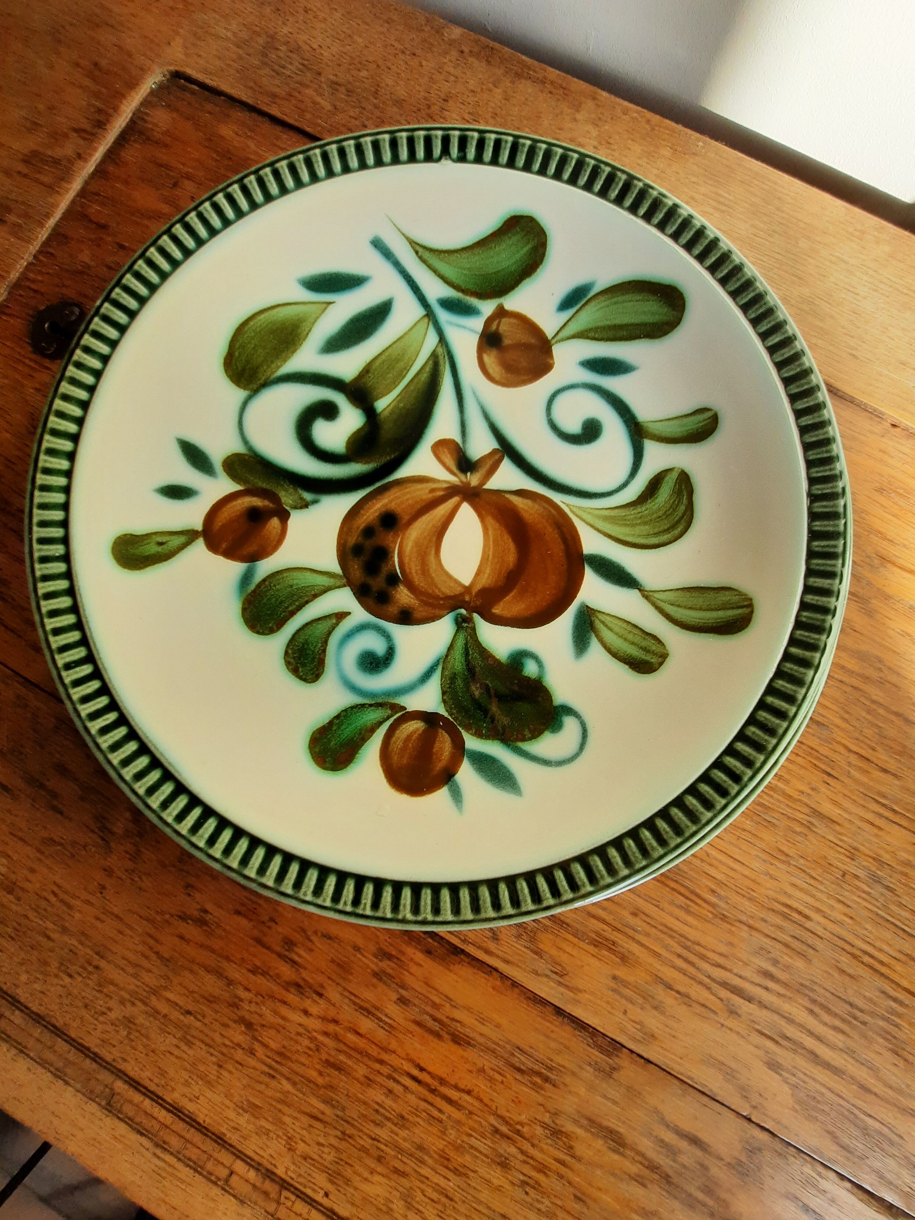 6 plates Boch La Louvière Service Argenteuil