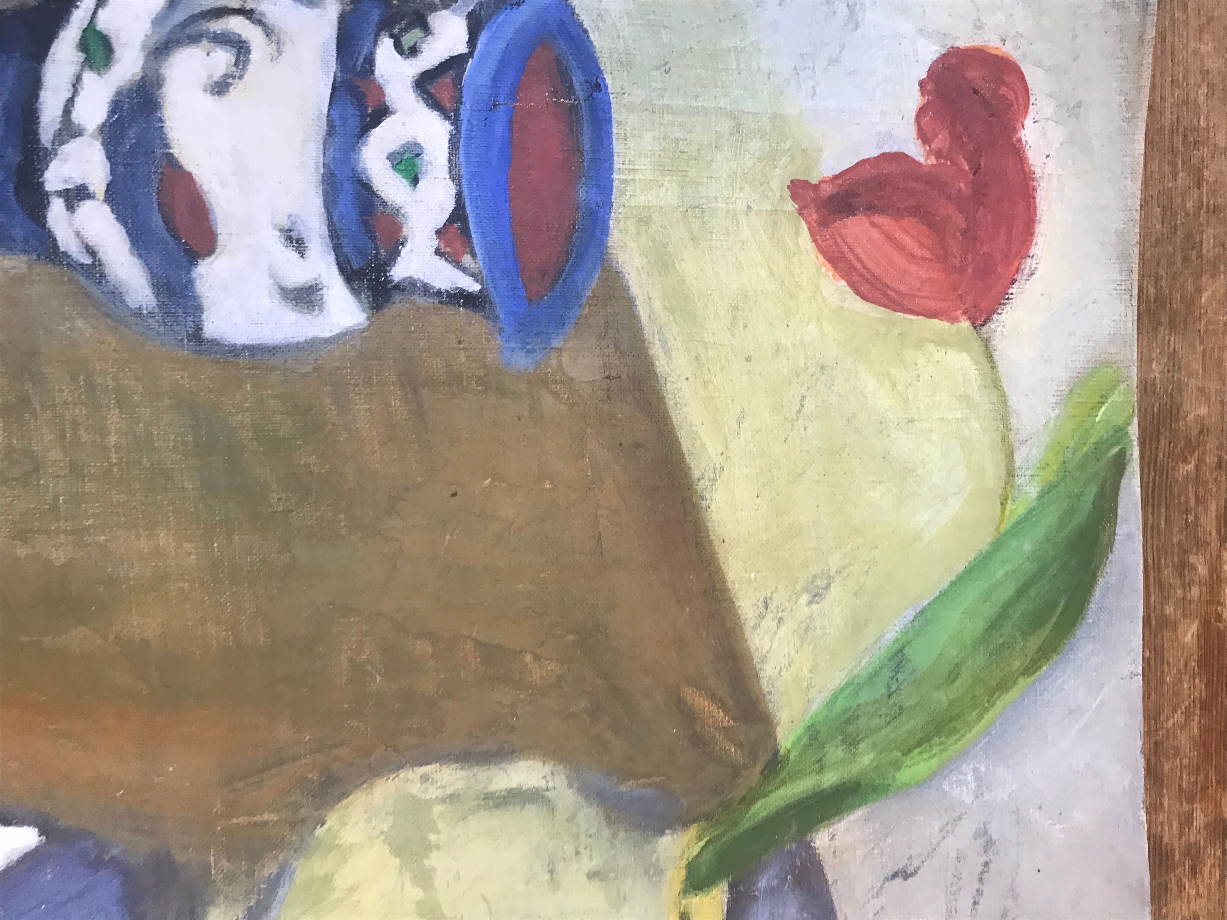 Peinture huile nature morte