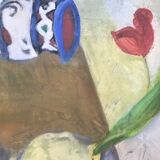 Peinture huile nature morte