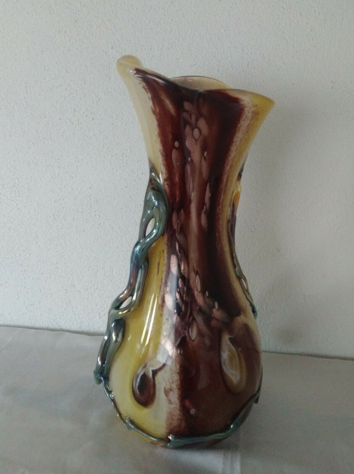 Blown glass vase