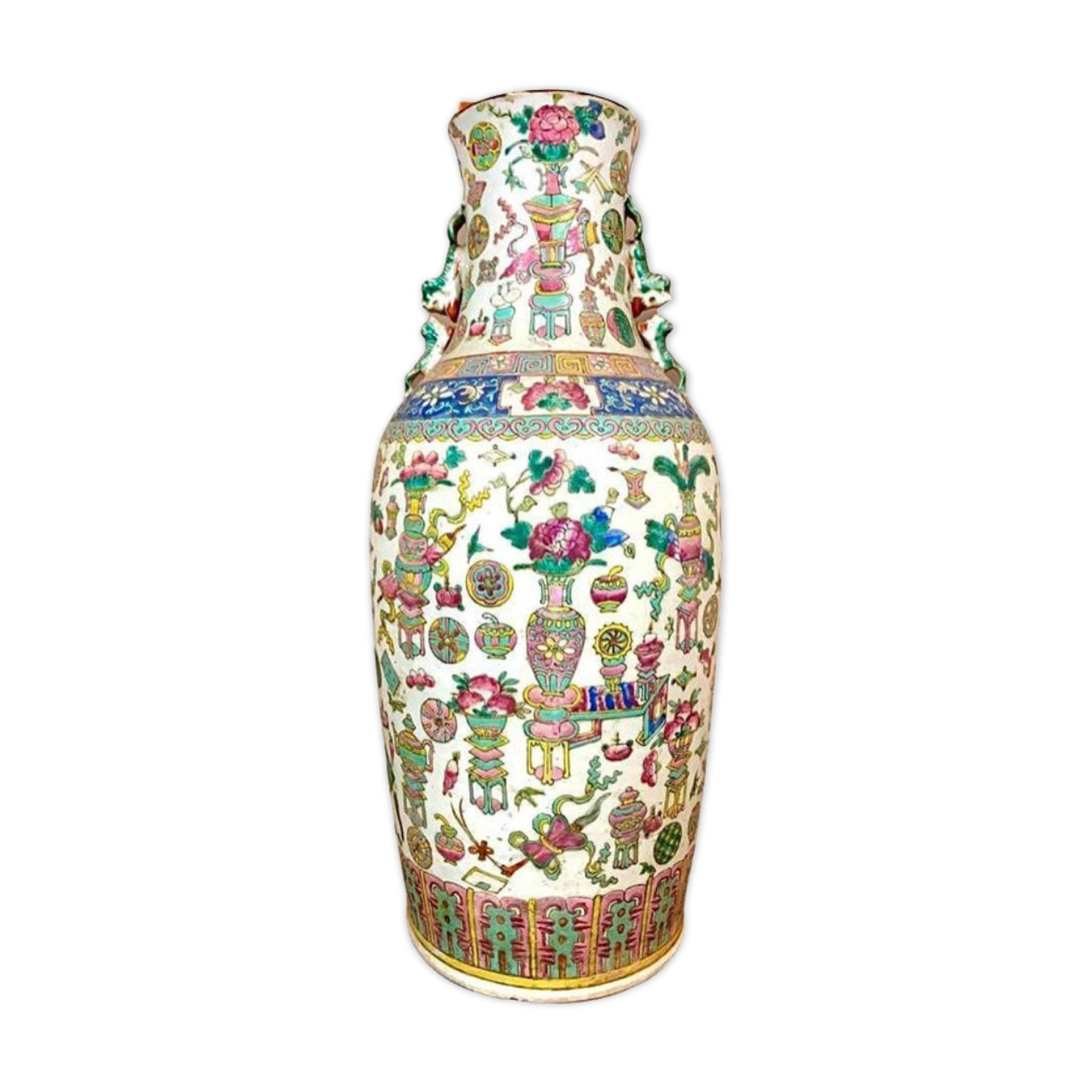 Canton Porcelain Vase, 19th century