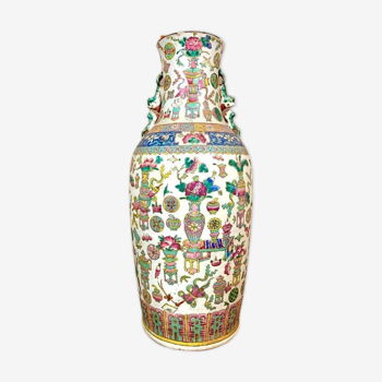 Canton Porcelain Vase, 19th century