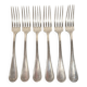 Fourchettes en métal argenté