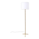 "Bamboo" brass floor lamp, France 1950