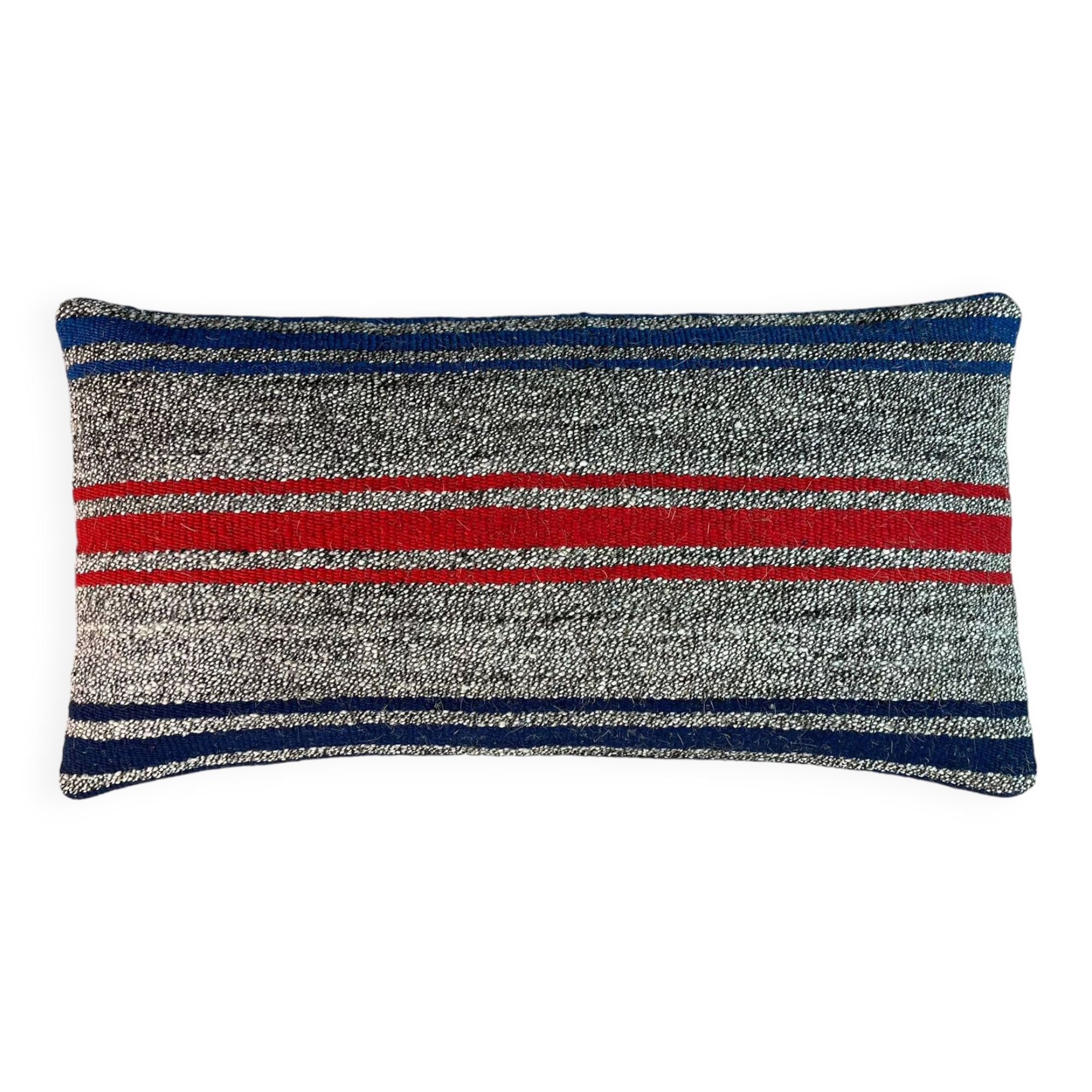 VINTAGE TURKISH KILIM CUSHION COVER , 30 X 60 CM