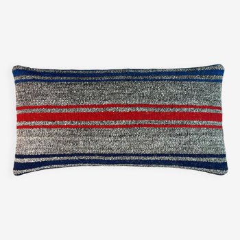 HOUSSE DE COUSSIN KILIM TURC VINTAGE, 30 X 60 CM