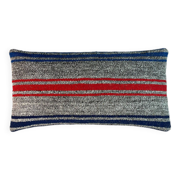 HOUSSE DE COUSSIN KILIM TURC VINTAGE, 30 X 60 CM