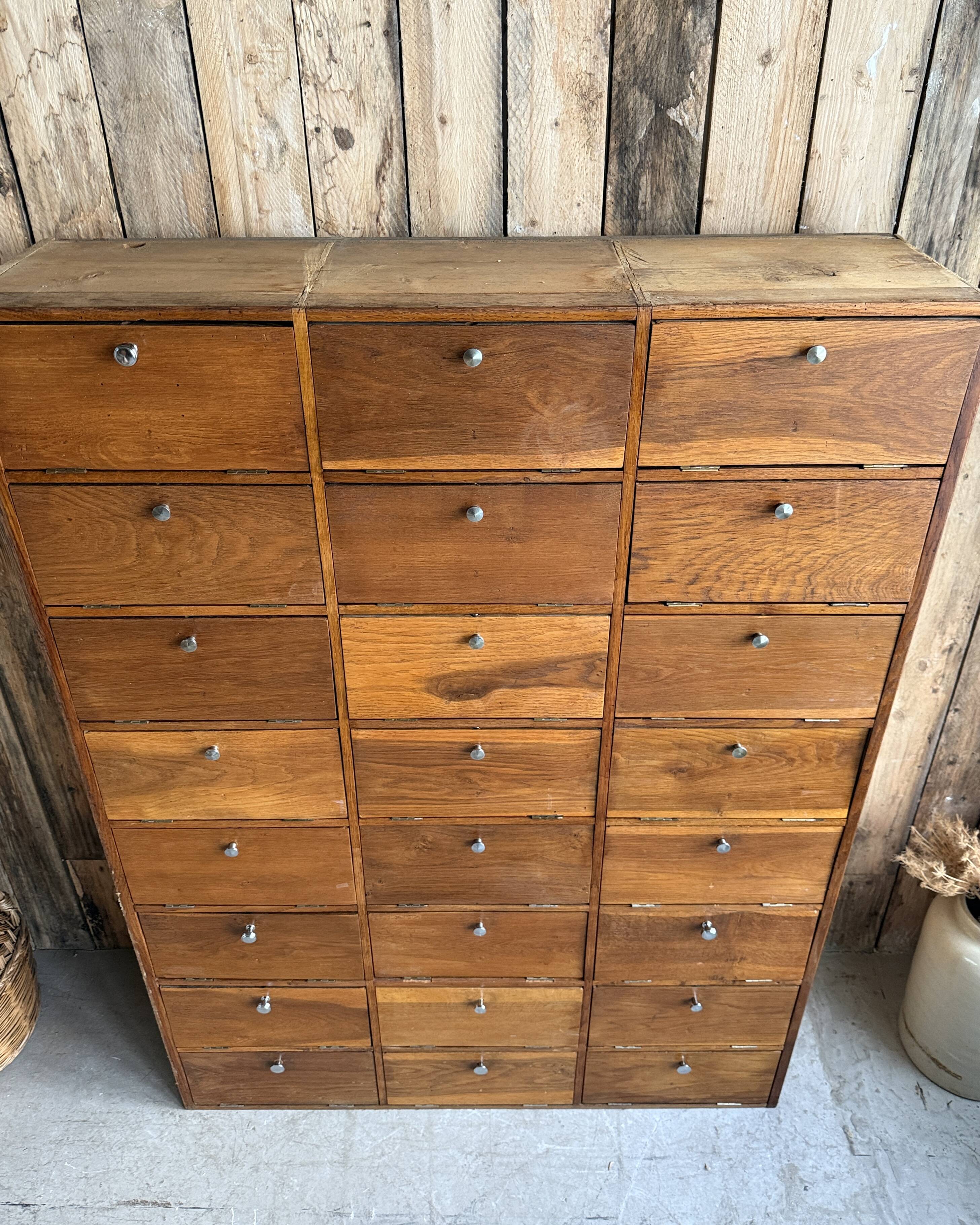 Renovated notary desk with flaps.