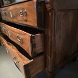 Curved Louis XV commode, 18th century.