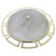 Grand Sputnik ceiling light in brass, Stilnovo style, 1970s.