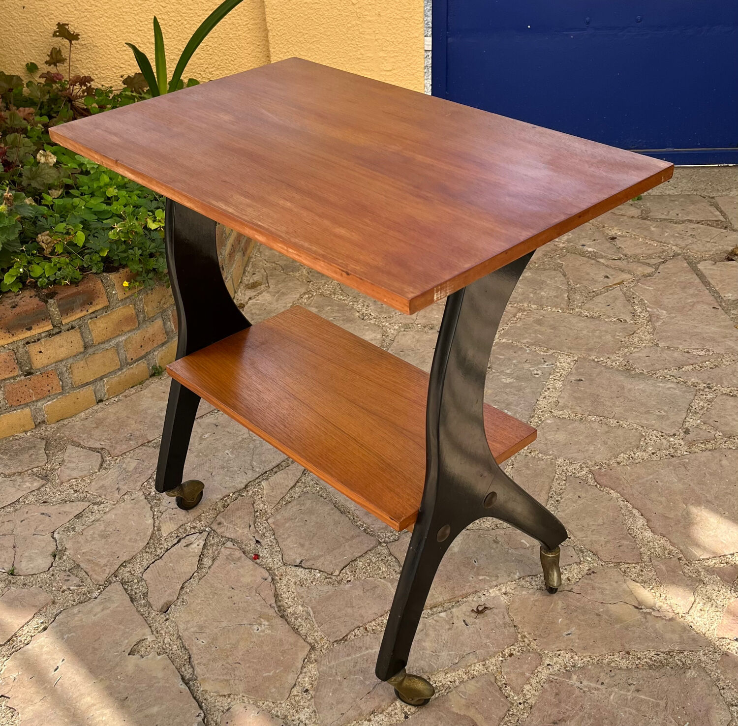 Desserte art déco en bois