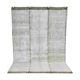 Tapis turc en laine fait main, vert foncé et blanc, 7 x 10 cm, 200 x 300 cm, SK 242094