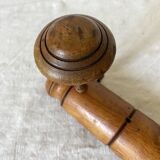 Antique wall coat rack, 3 hooks