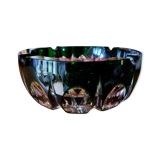 Carved crystal ashtray signed Saint Louis