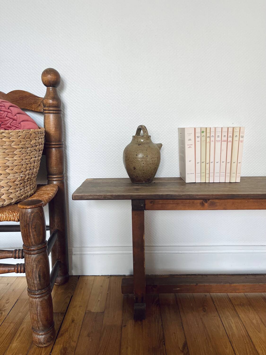 Vintage wooden bench