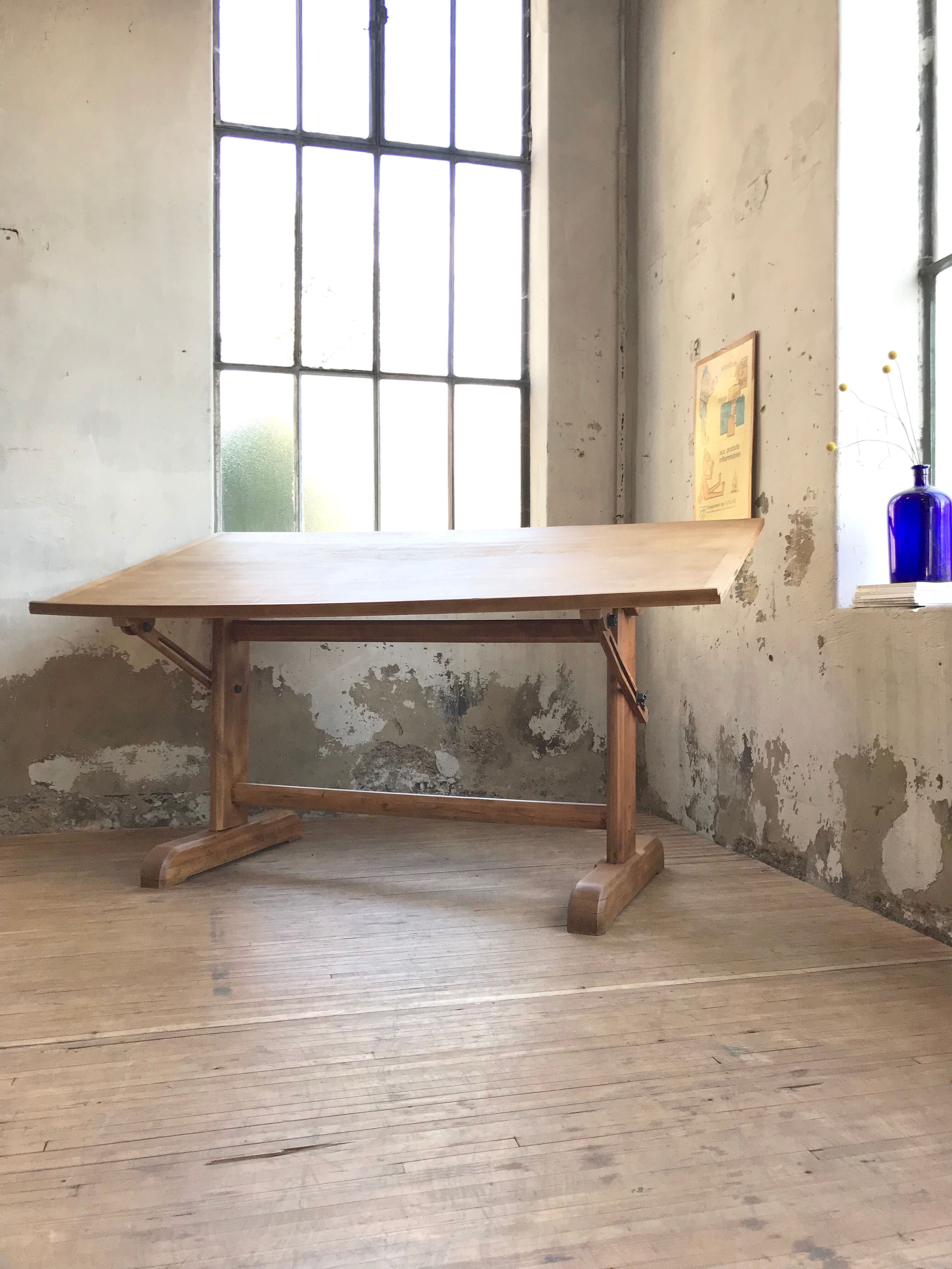 Architect wooden table
