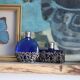 Old cobalt blue bottles