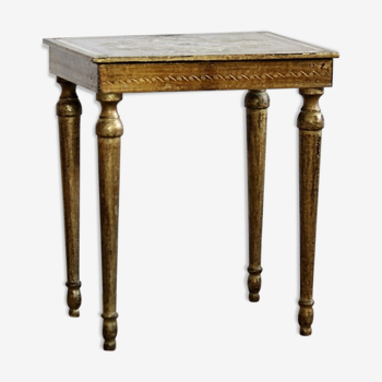 Florentine style side table