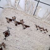 Tapis Vintage Berbère Marocain en Laine (69cm x 137cm), Années 1970