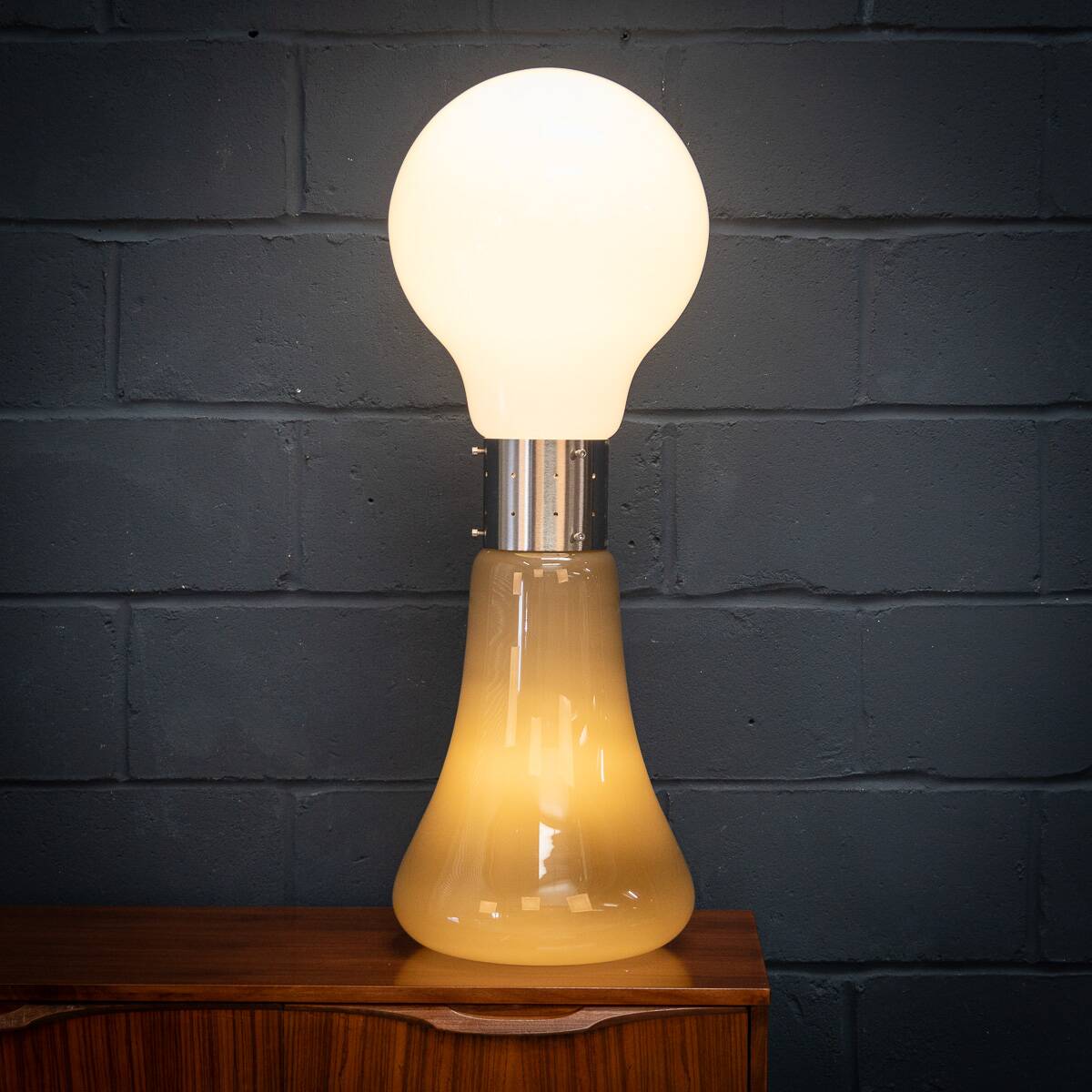 21stC ITALIAN "BIRILLO" TABLE / FLOOR LAMP MADE IN MURANO c.2000