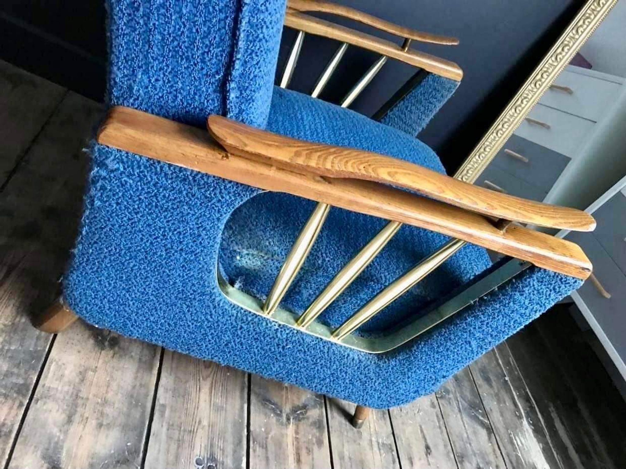 Fauteuil vintage, meuble siège ancien