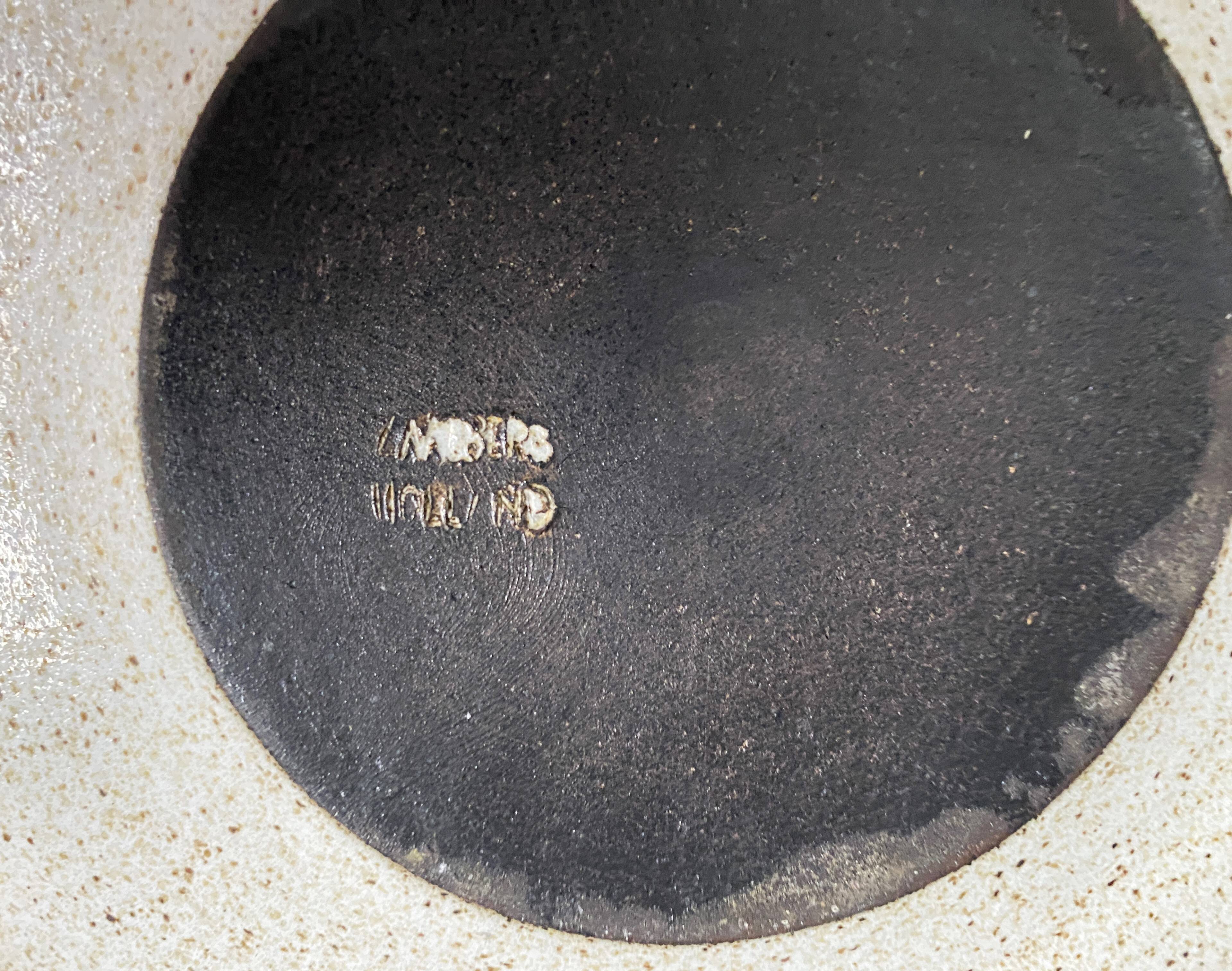 Ceramic serving tray by Zaalberg 1960s