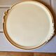 Small retro yellow earthenware dish
