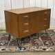 Commode 3 tiroirs GPlan en teck des années 1970 avec pieds compas