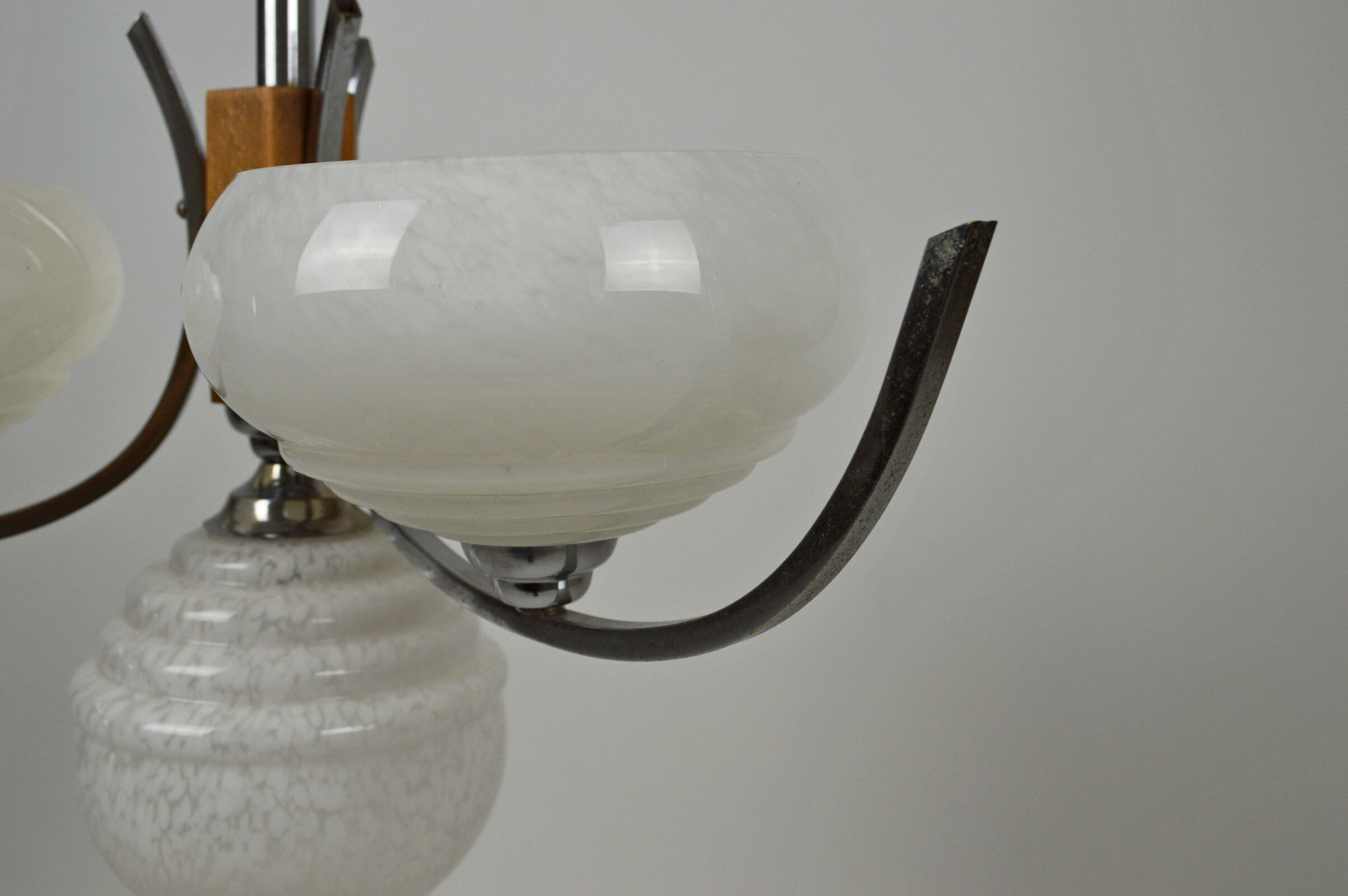 Art deco modernist chandelier, 1940