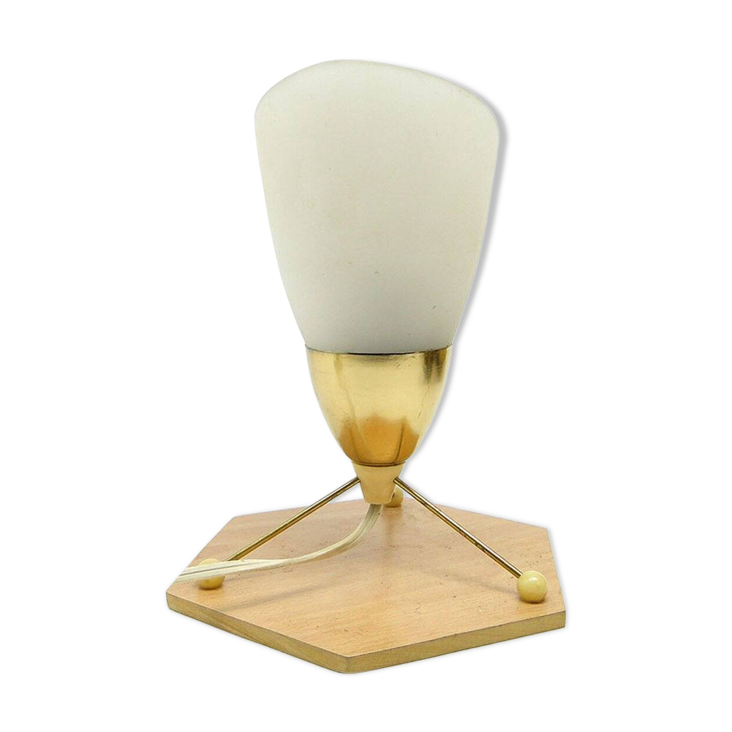 Czechoslovakian Pop Art Bedside Lamp, 1960s
