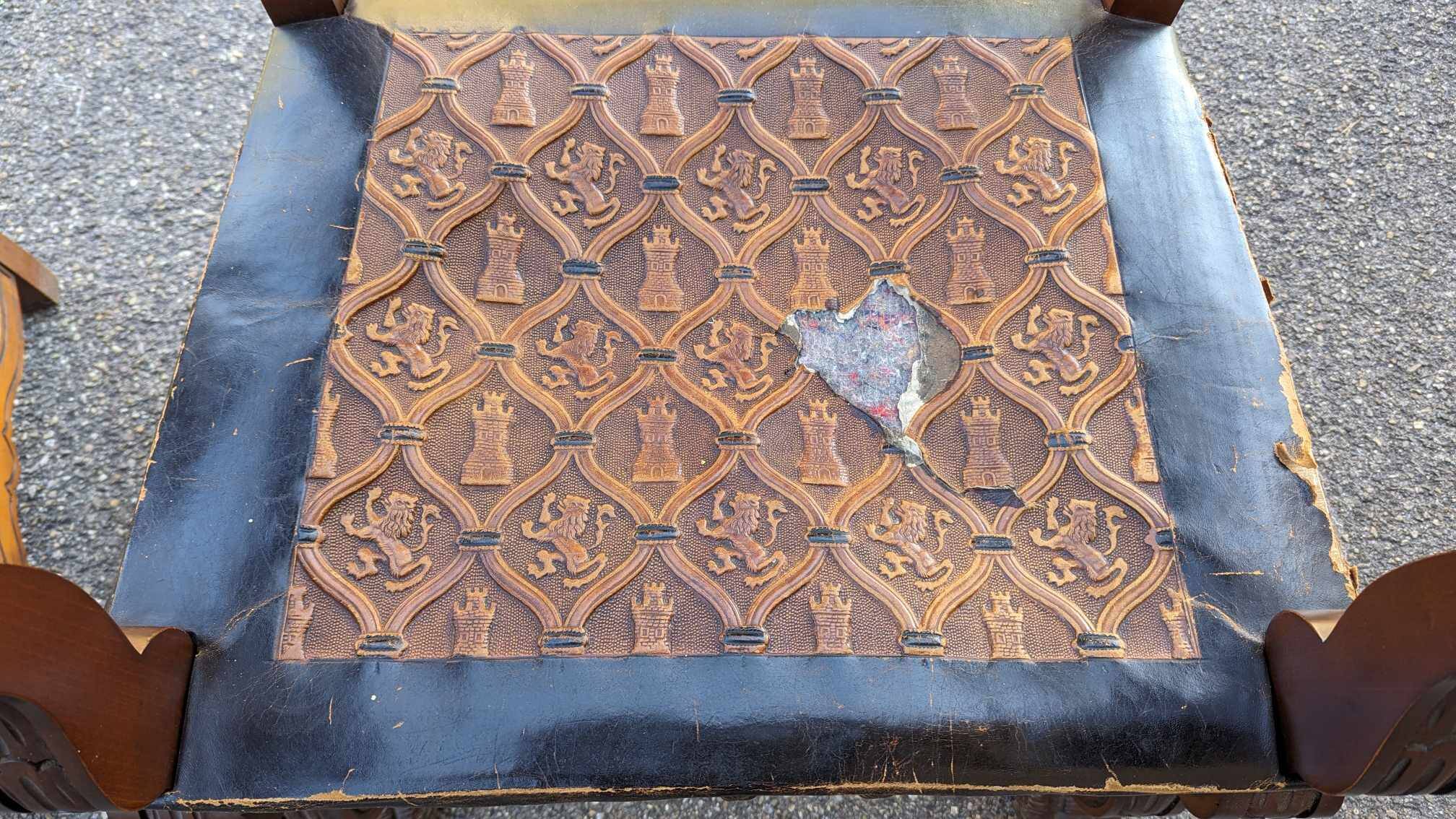 Spanish Renaissance style armchairs