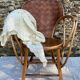 Chestnut armchair