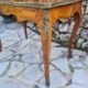 Louis XV style flat desk in marquetry