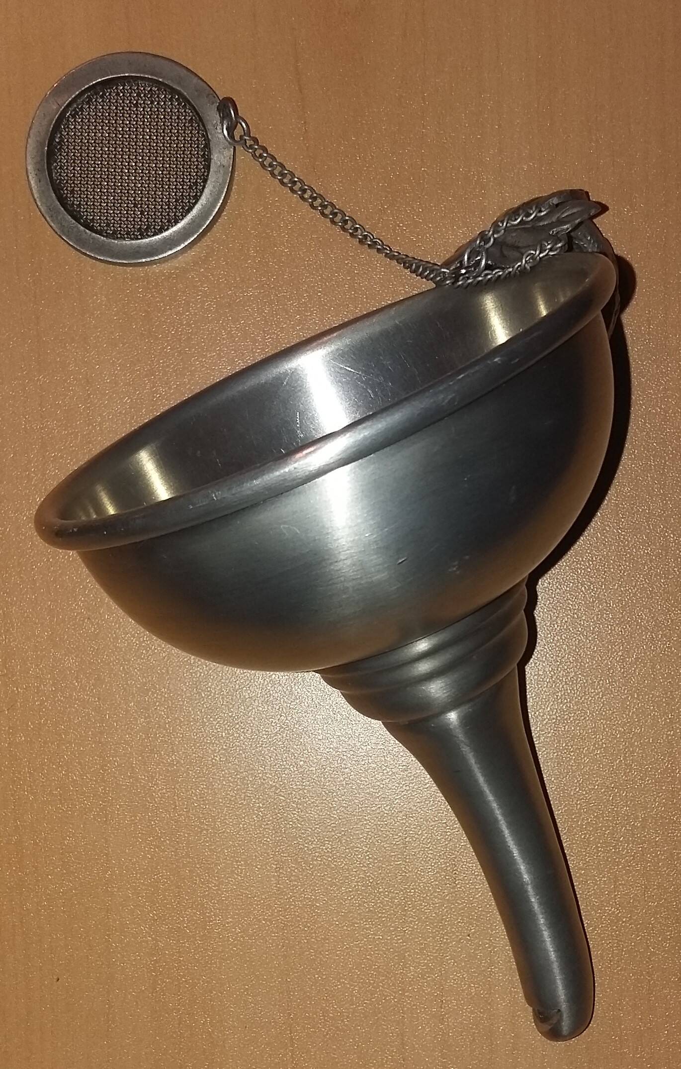 Jean goardere pewter wine funnel 95% handmade