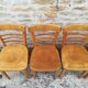 12 refinished bistro chairs