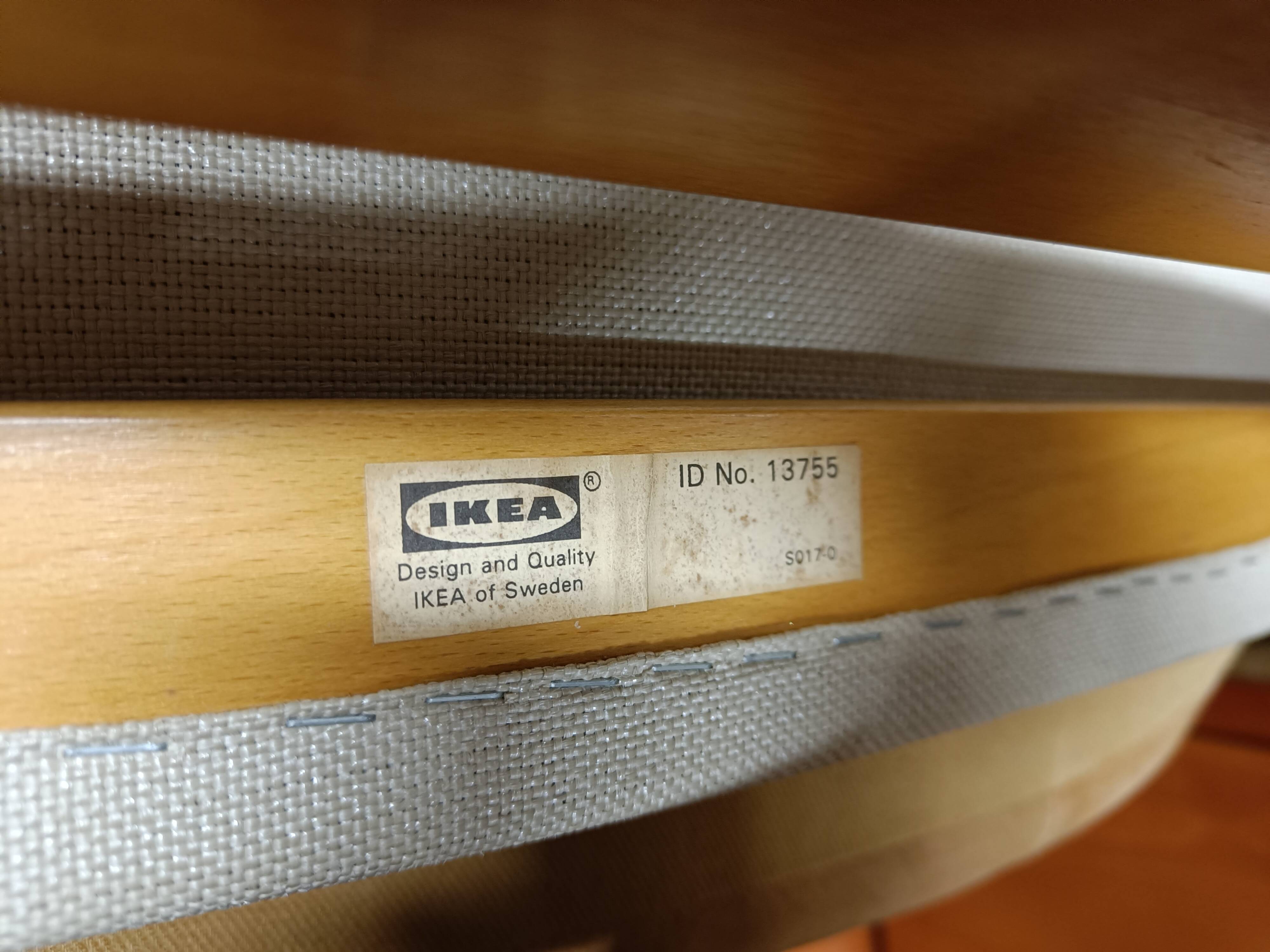 Leather Poäng Chairs & Footrest by Noboru Nakamura for IKEA, 1990s