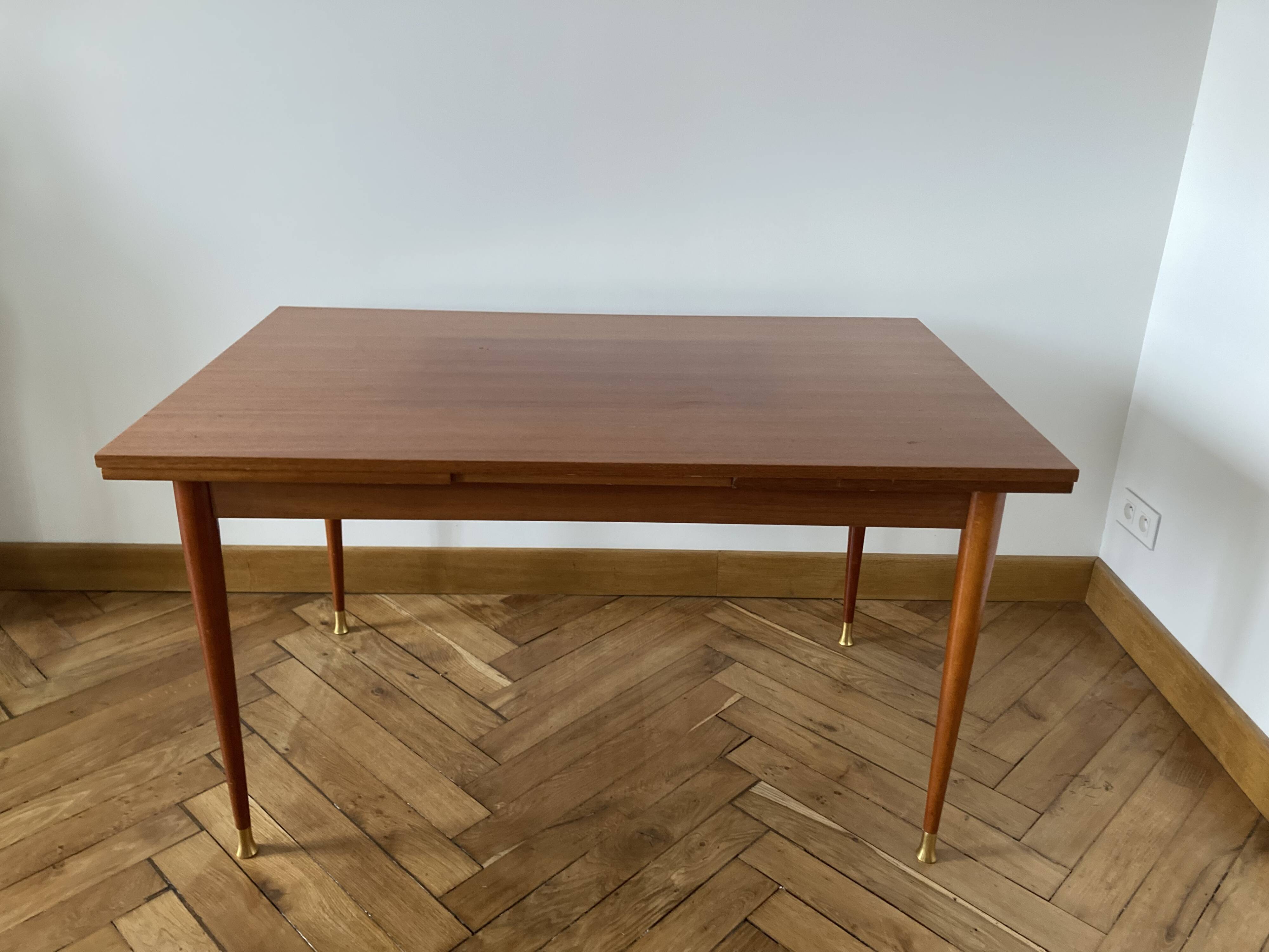 Scandinavian-style rectangular table