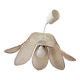 Suspension fleur en rotin : vintage