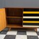 Jiri Jiroutek Yellow sideboard model U458 by Interier Praha 1960s