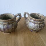 Set of 6 cups - vintage ceramics - year 60 / 70