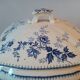 Rare earthenware vegetable dish with floral decoration bfk boch frères keramik